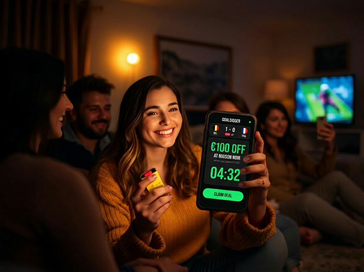 Friends watching a match together